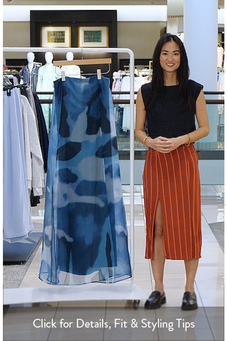 Allyson Abstract Print Strapless Dress video