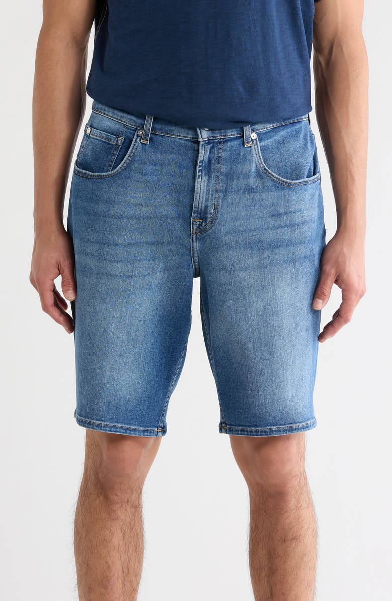 7 For All Mankind Denim Shorts, Main, color, Fisher