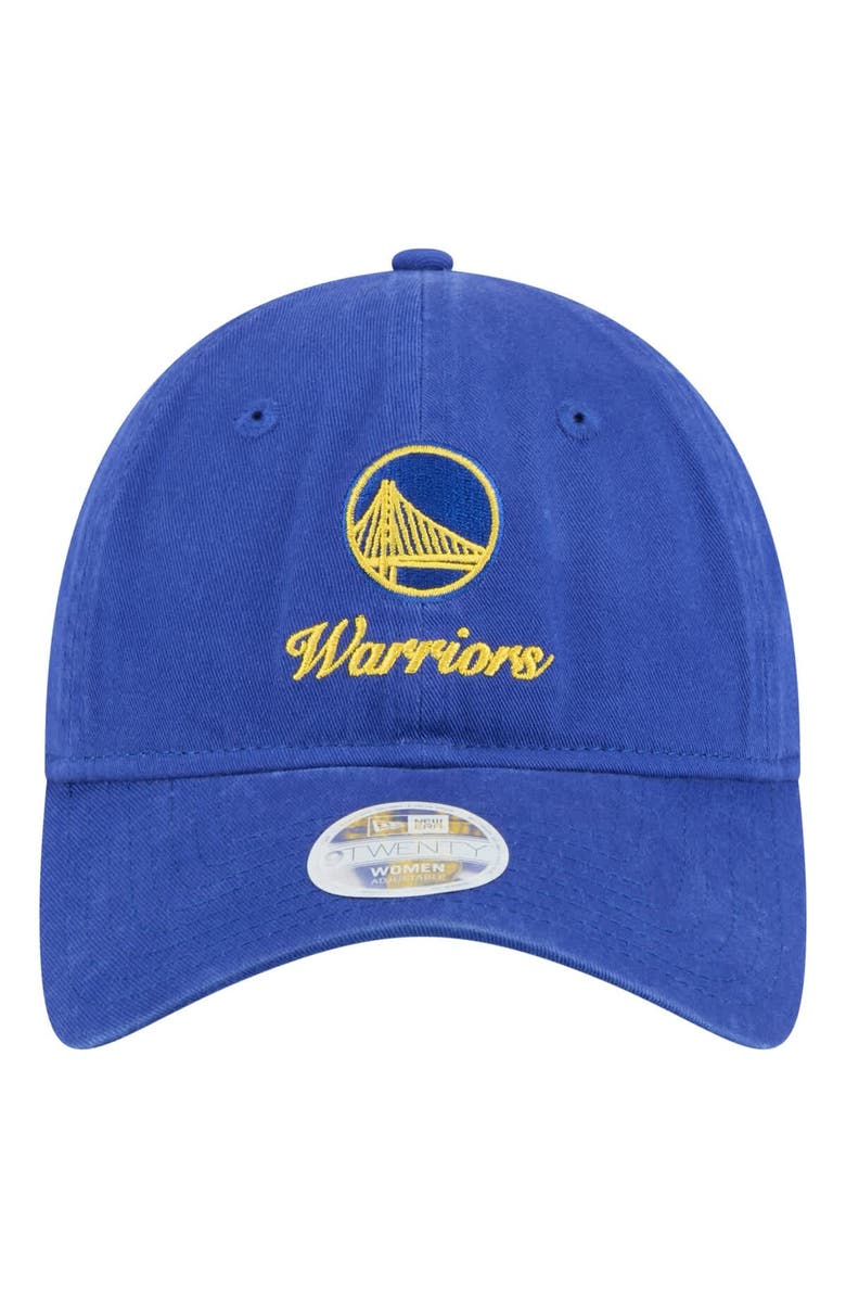 New Era Women's New Era  Royal Golden State Warriors Gameday Preppy 9TWENTY Adjustable Hat, Alternate, color, Royal
