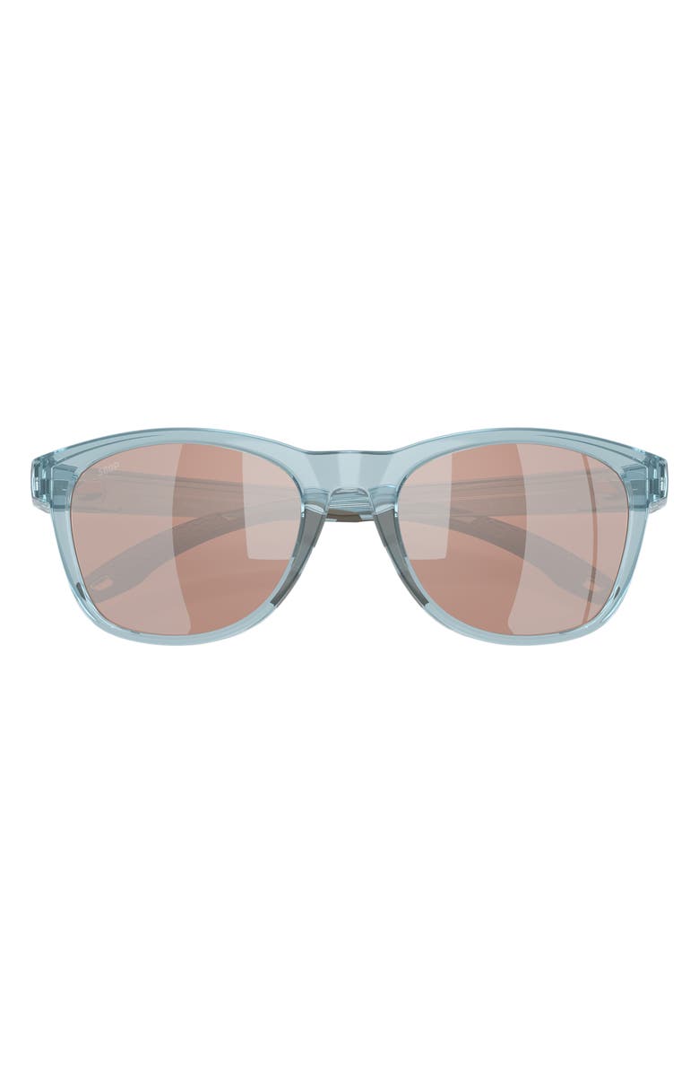 Costa Del Mar Aleta 54mm Sunglasses, Alternate, color, Translucent Silt Blue 580P