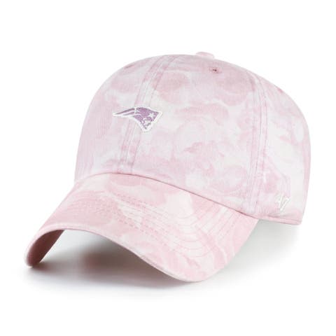 Women's '47 Pink New England Patriots  Gardenia Clean Up Adjustable Hat