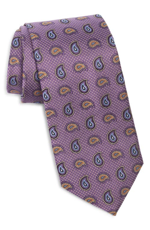 Nordstrom Paisley Silk Tie In Purple