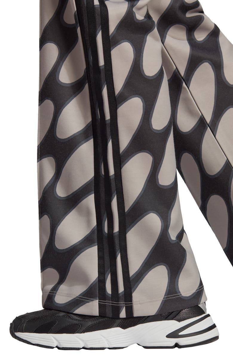 adidas x Marimekko Linssi Print Flare Knit Track Pants, Alternate, color, 