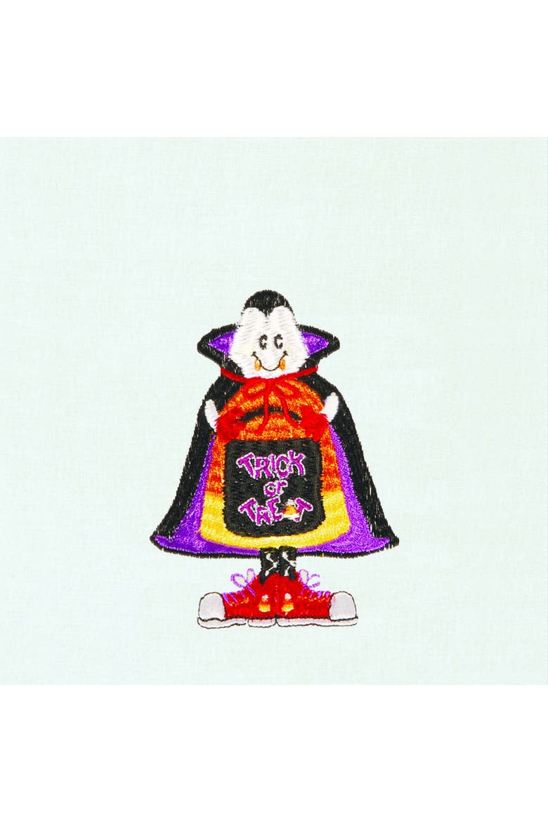 Vampire Halloween Decorative Guest Towel, Main, color, Black
