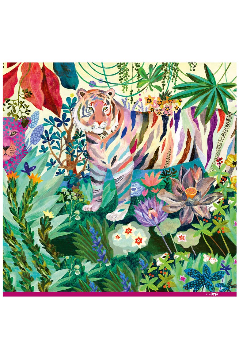 Rainbow Tigers 1000-Piece Gallery Puzzle, Alternate, color, MULTI