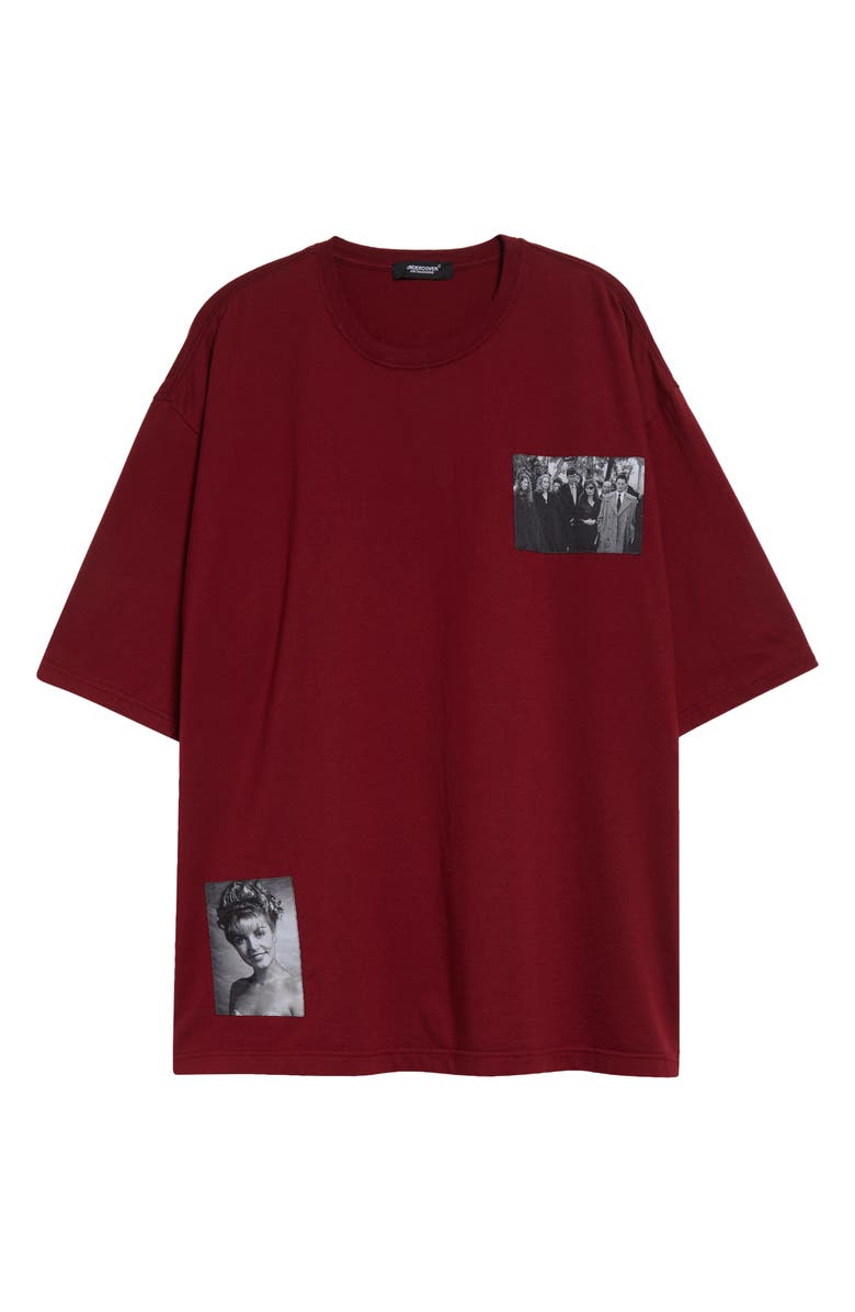 Undercover 'Twin Peaks' Oversize Cotton Graphic T-Shirt, Alternate, color, 