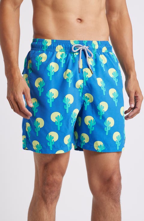Cactus Swim Trunks