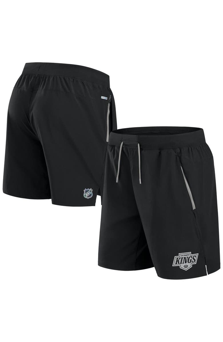 FANATICS Men's Fanatics Black Los Angeles Kings Authentic Pro Rink Performance Shorts, Main, color, Black