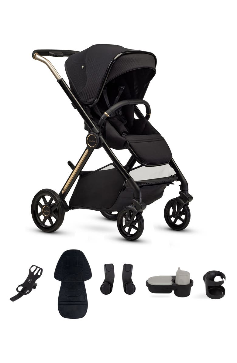 Silver Cross Reef 2 Stroller & Accessory Bundle, Main, color, Espresso