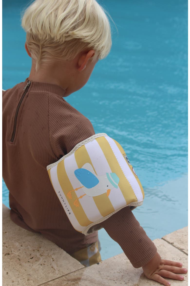 Kids' Print Floaties, Alternate, color, YELLOW