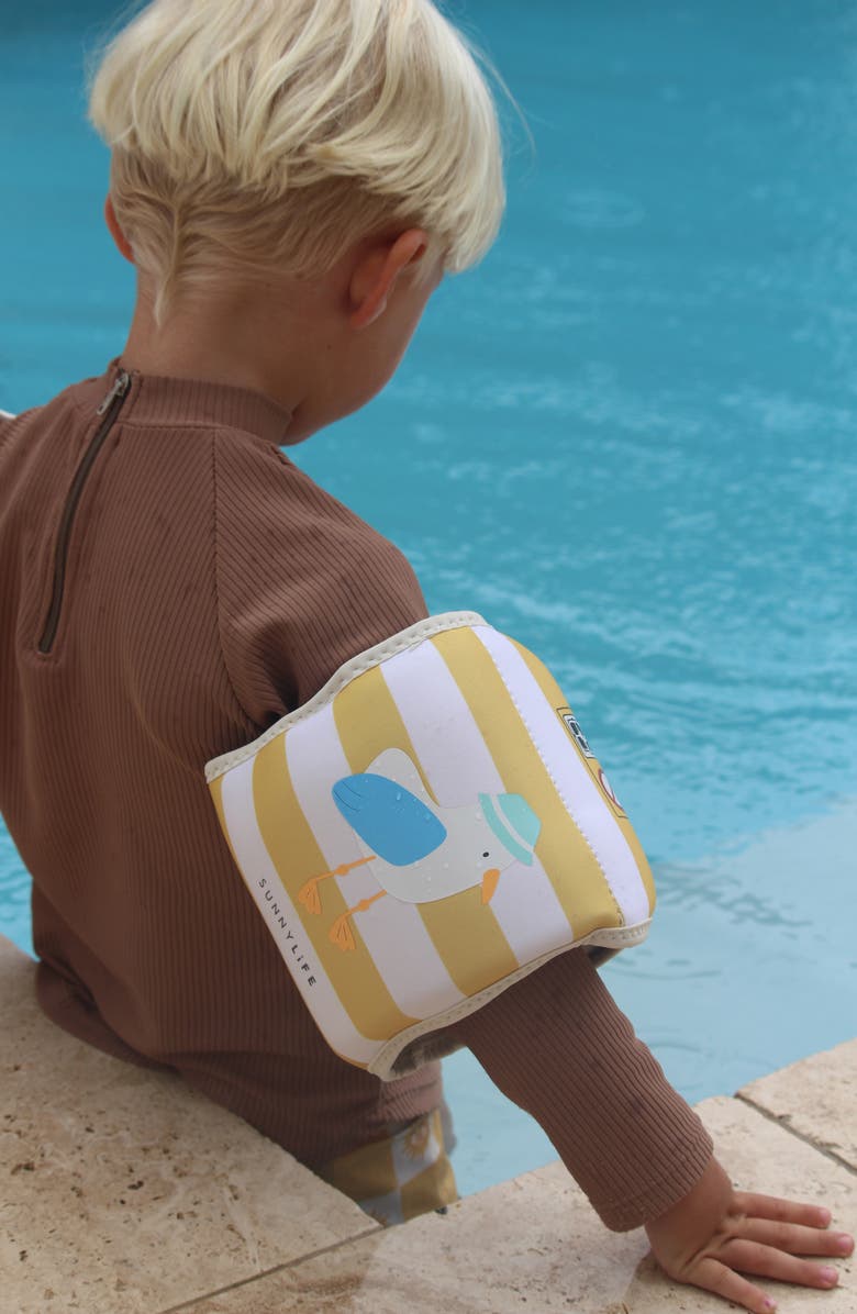 Sunnylife Kids' Print Floaties, Alternate, color, Yellow