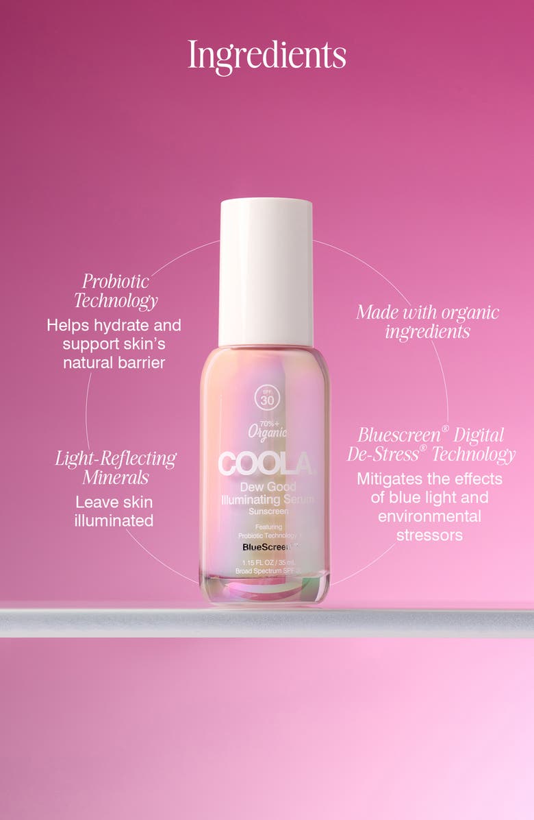 COOLA<sup>®</sup> Suncare Dew Good Illuminating Serum SPF 30, Alternate, color,