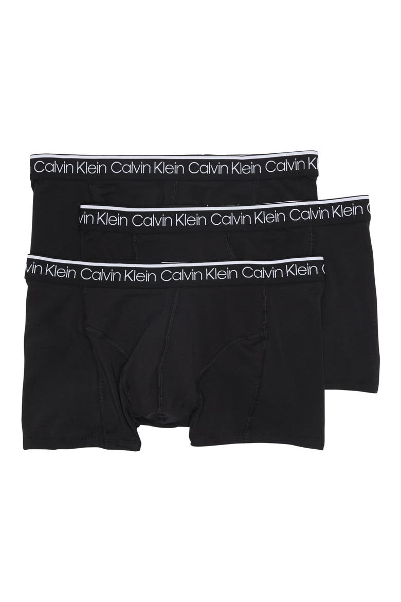 Trunks - Pack of 3, Main, color, BLACK