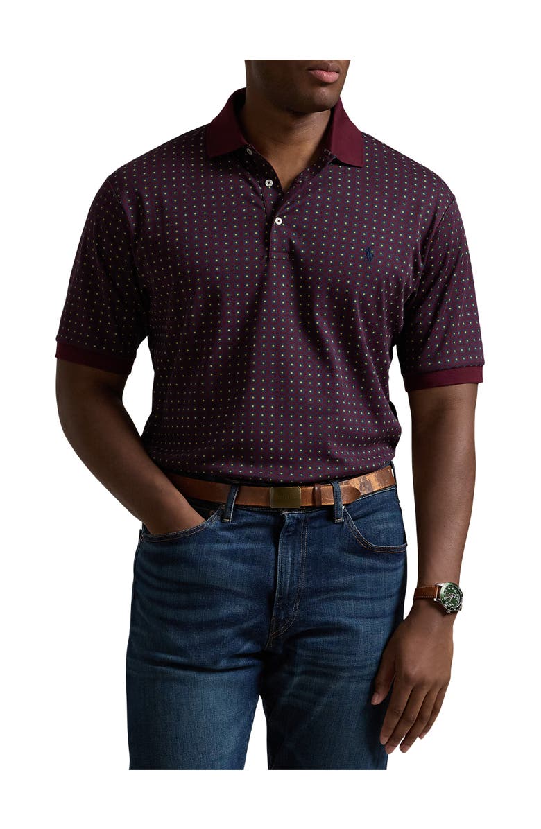 Polo Ralph Lauren Big & Tall Foulard-Print Polo Shirt, Main, color, 