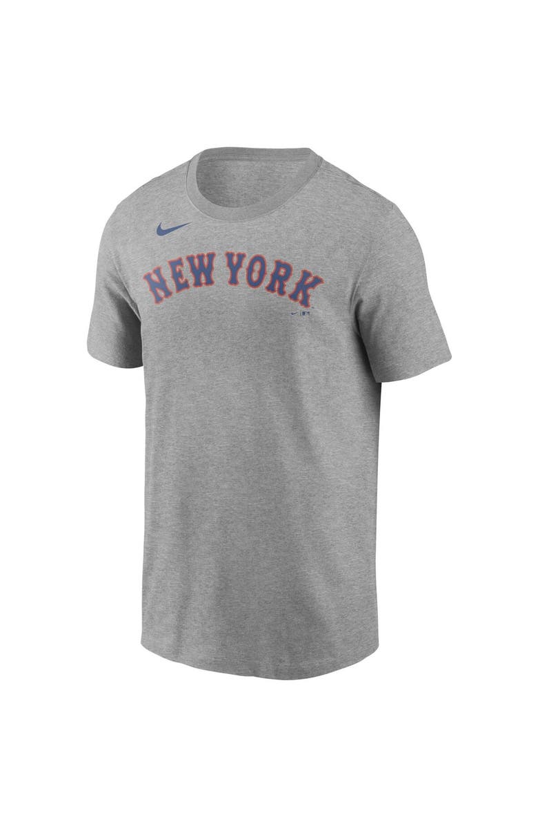 Nike Men's Nike Jacob deGrom Gray New York Mets Name & Number T-Shirt, Alternate, color, 