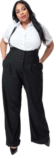 ＜H＞HIGH WAIST SUSPENDERS PANTS 　SizeＳ Custom_made_Pants_High_waist_s