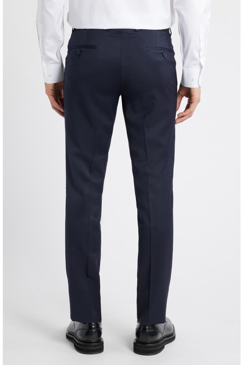 Ross Slim Fit Taper Leg Stretch Wool Pants, Alternate, color, NAVY