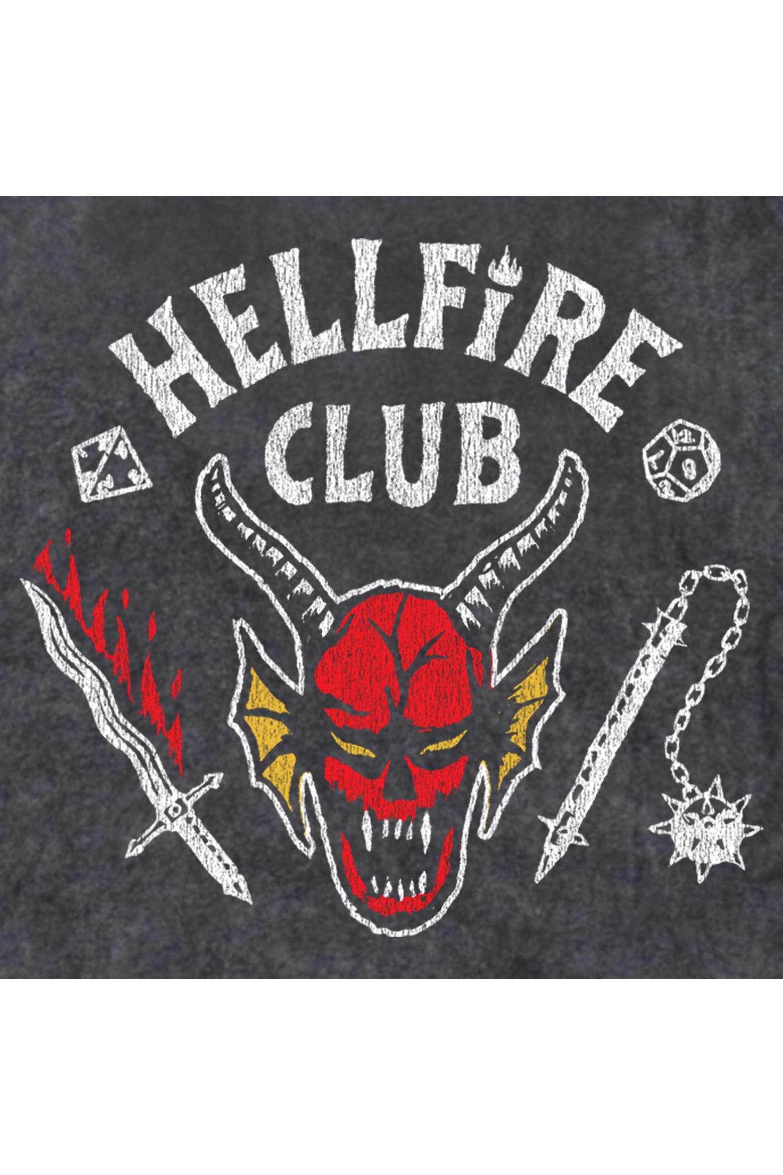 Man Finding Things Stranger Things Men's Hellfire Club Costume Lightweight Hoodie (Men ...