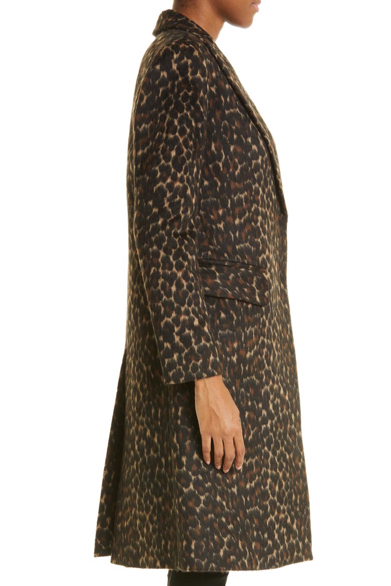 Animal Print Jacket, Alternate, color, DARK LEOPARD