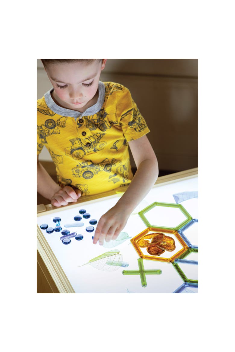Toddler Light Table, Alternate, color, White