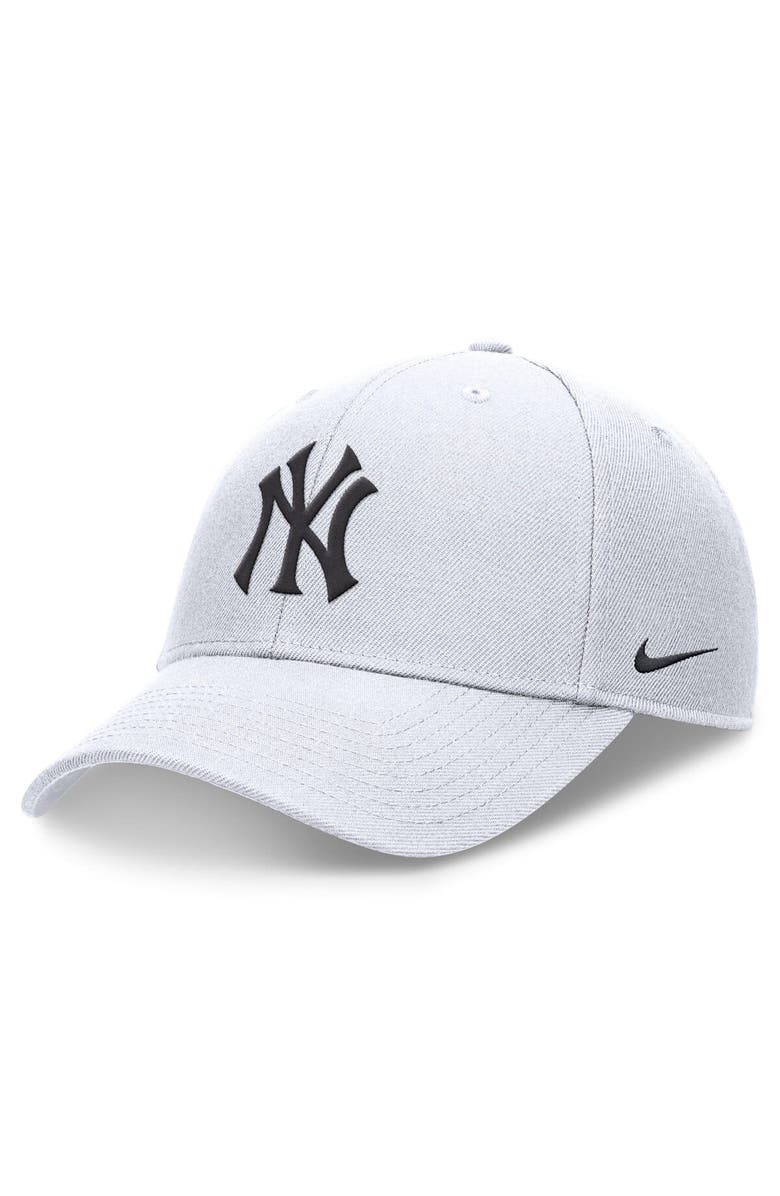 Nike Men's Nike White New York Yankees Club Performance Adjustable Hat, Main, color, 
