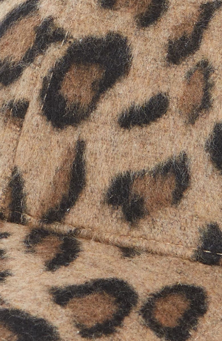 BP. Textured Leopard Print Baseball Cap, Alternate, color,