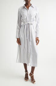 Ramy Brook Miriam Long Sleeve Shirtdress