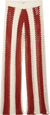 Zadig & Voltaire Pia Crochet Stripe Pants