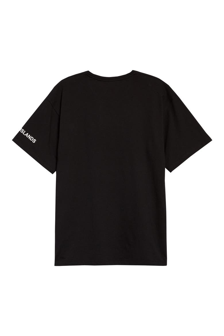 Floating Island Graphic Tee, Alternate, color, BLACK/WHITE