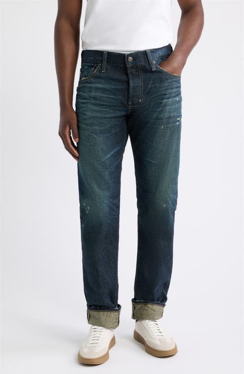 Tellis Distressed Modern Slim Jeans