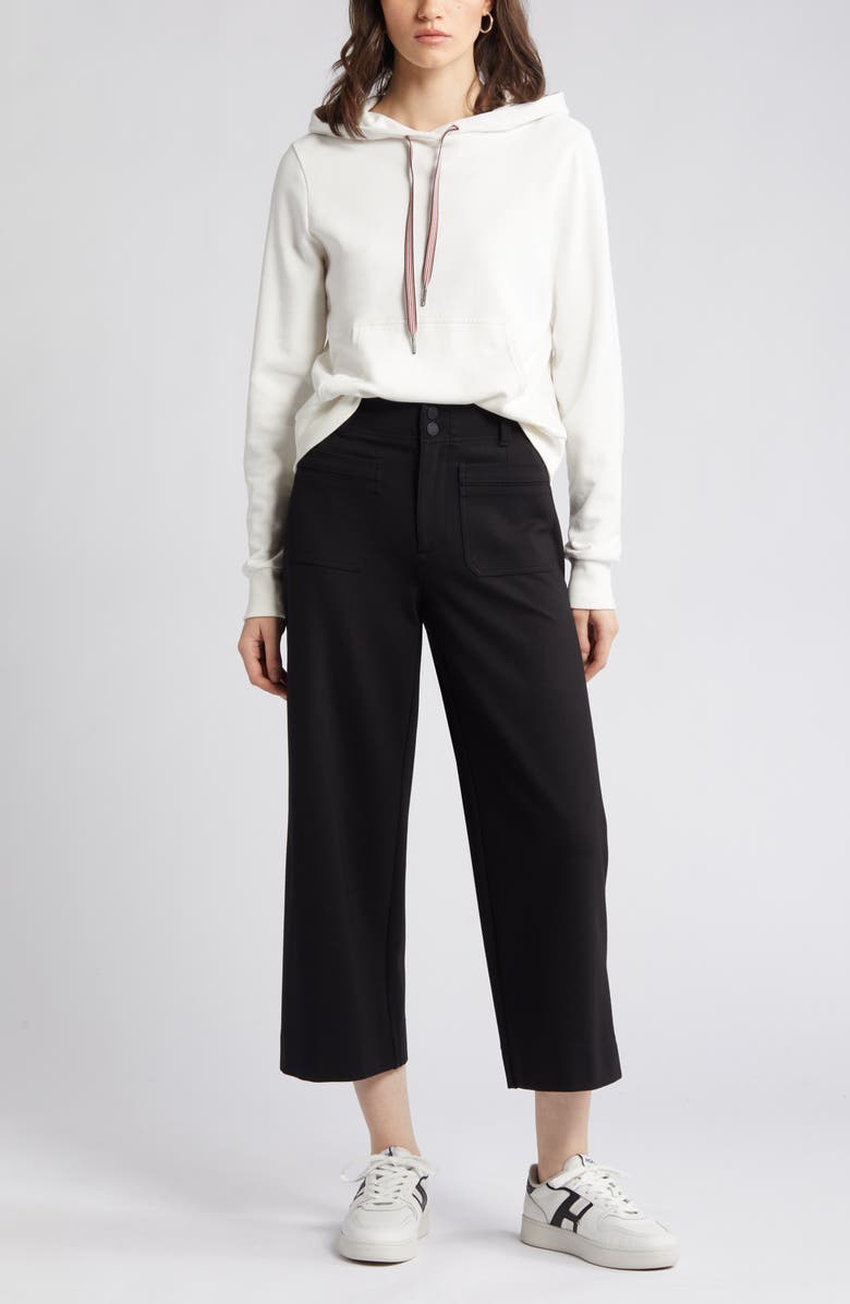 Wit & Wisdom 'Ab'Solution Skyrise Patch Pocket Wide Leg Pants, Main, color, 