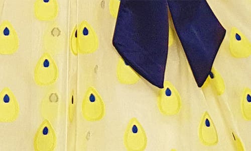 Joe-ella Kids' Embroidered Organza Party Dress In Yellow