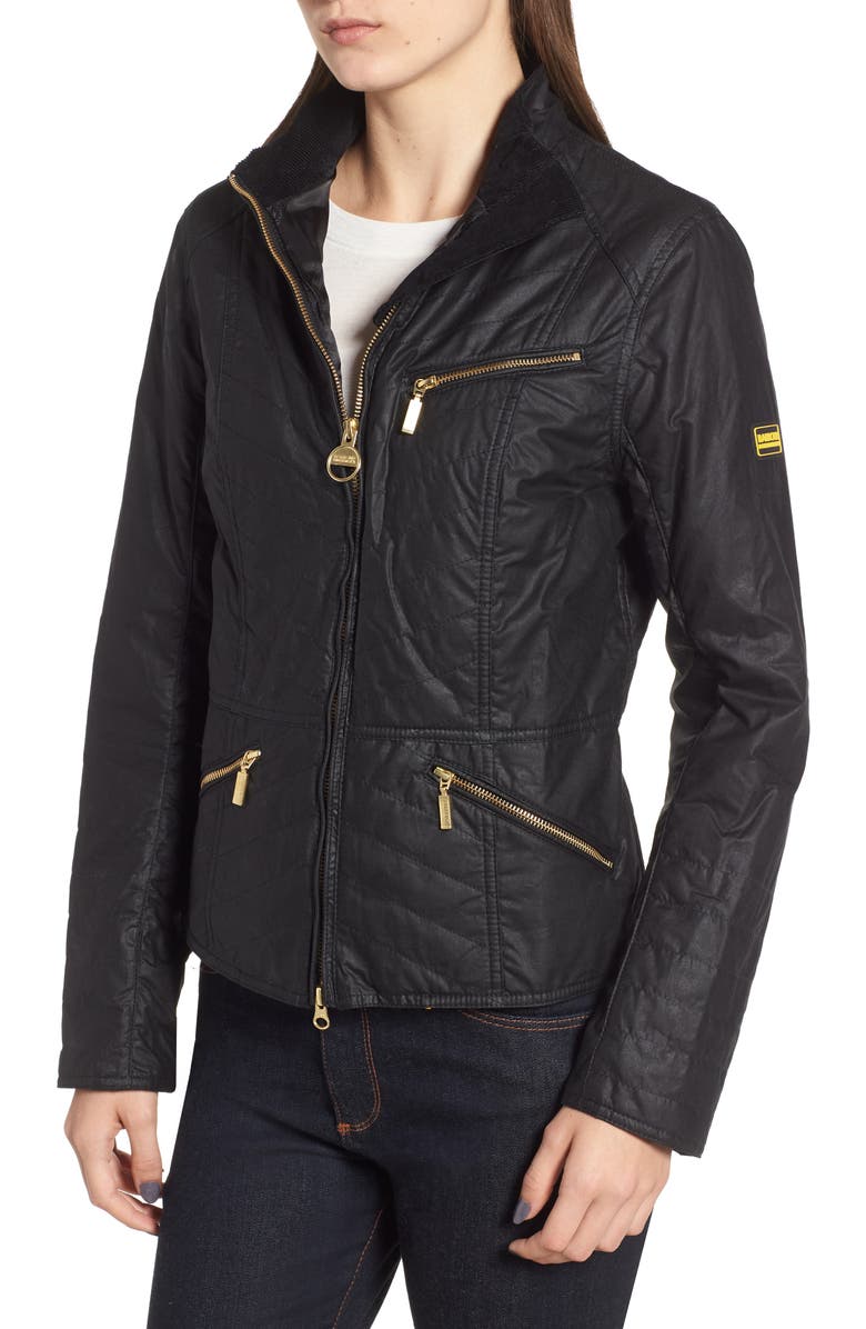 Barbour Backmarker Water Resistant Waxed Cotton Jacket, Alternate, color, 