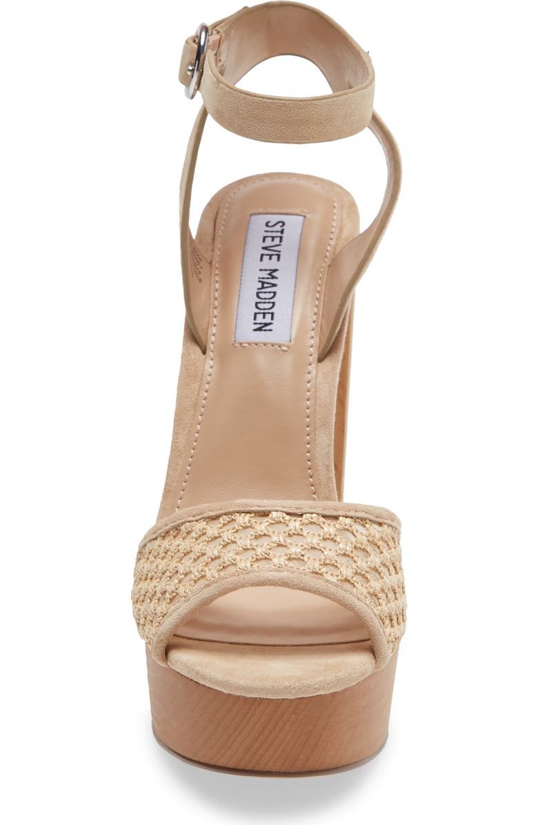 Steve Madden McKinley Platform Block Heel Sandal, Alternate, color,