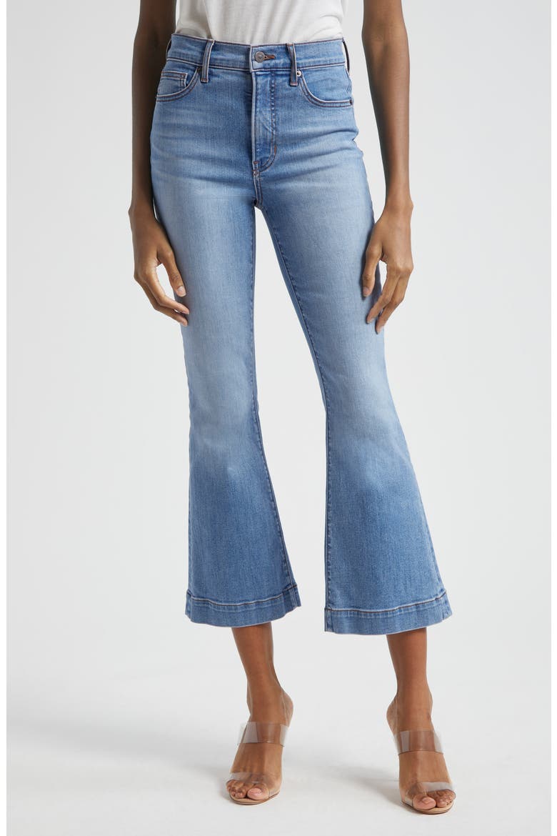 Carson High Waist Ankle Flare Jeans, Main, color, AMETHYST