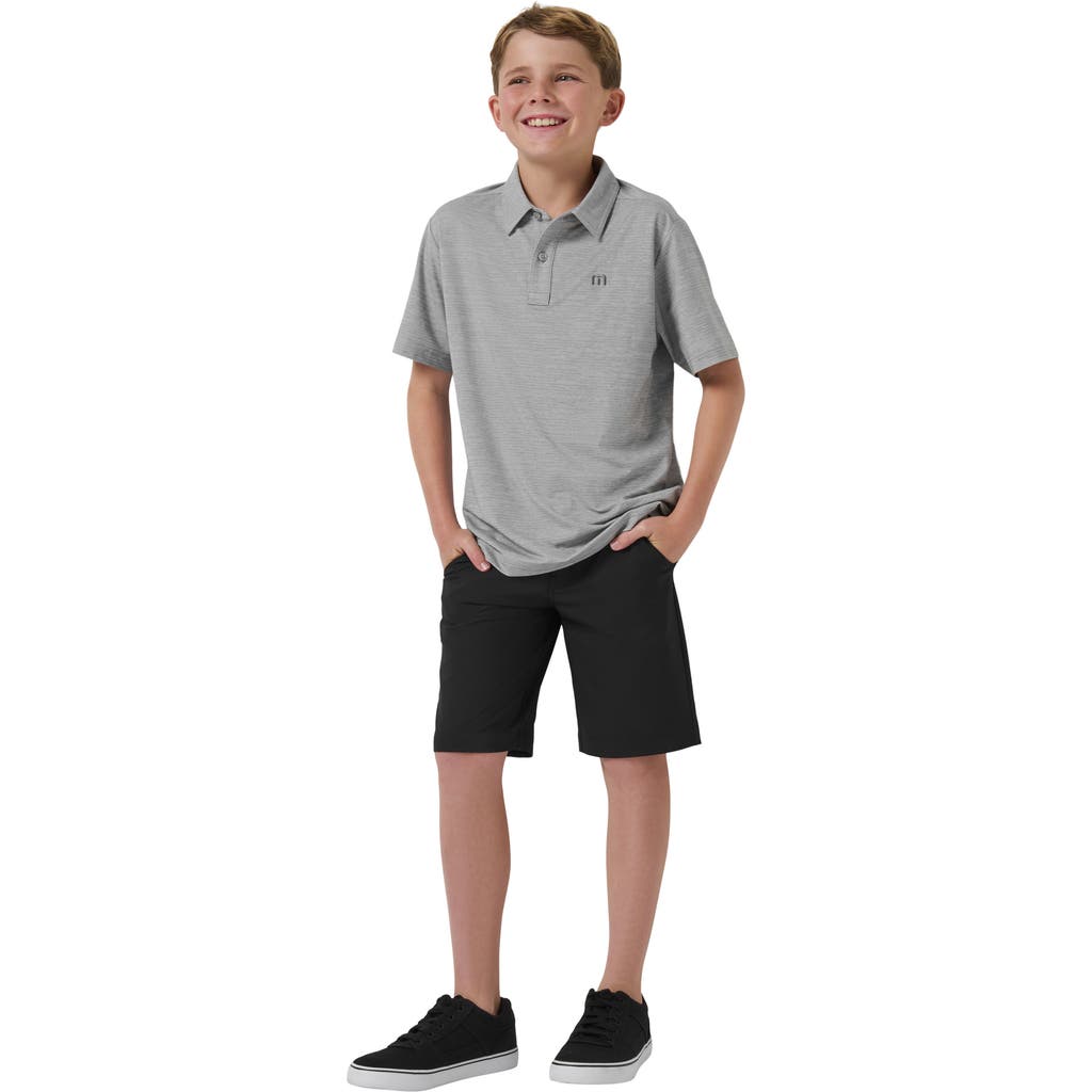 Travismathew Kids' Y The Heater Polo In Gray