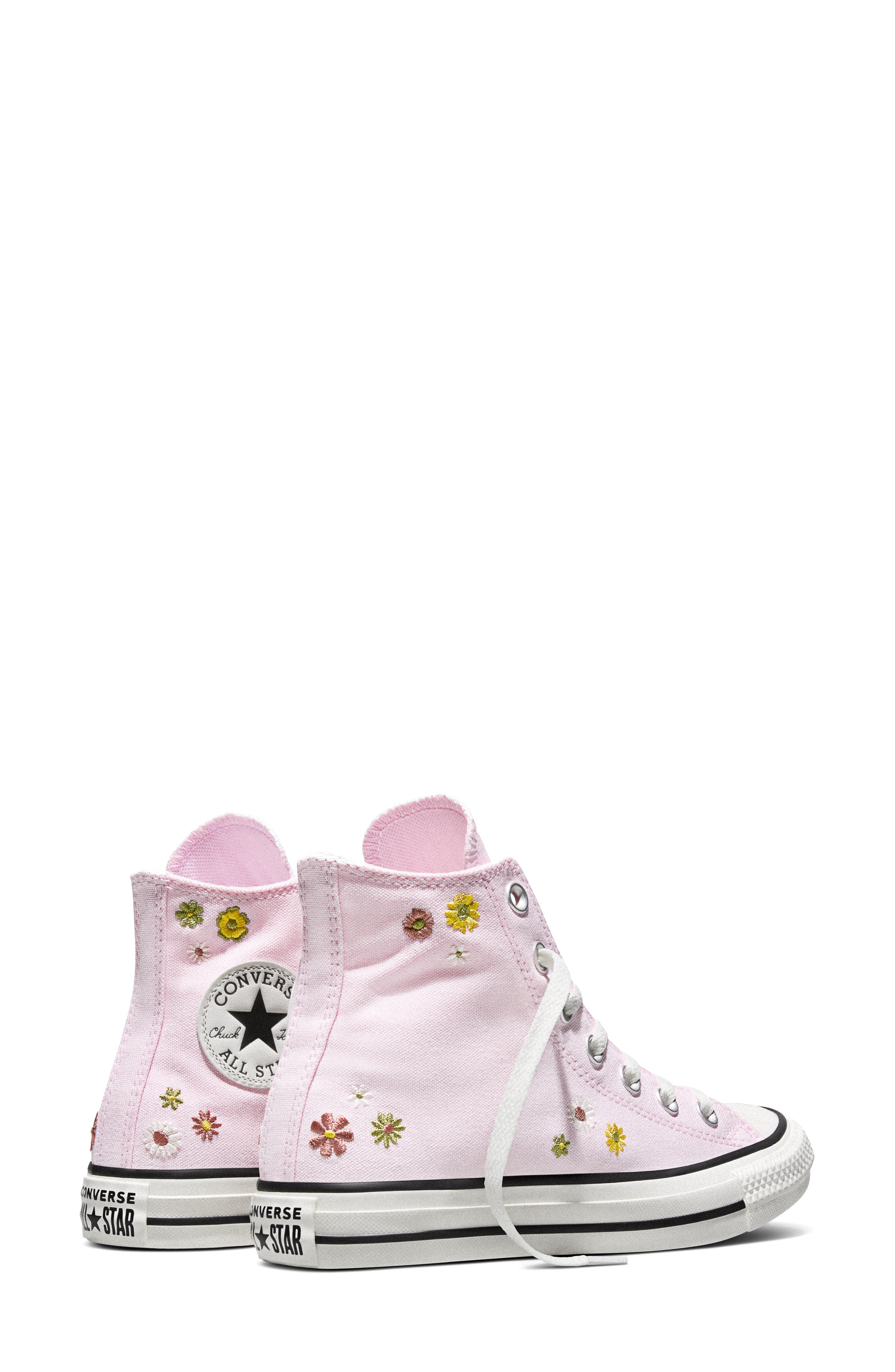 Converse Gender Inclusive Chuck Taylor All Star Floral Embroidered Canvas High Top Sneaker, Alternate, color, New Found Bloom/ In The Weeds