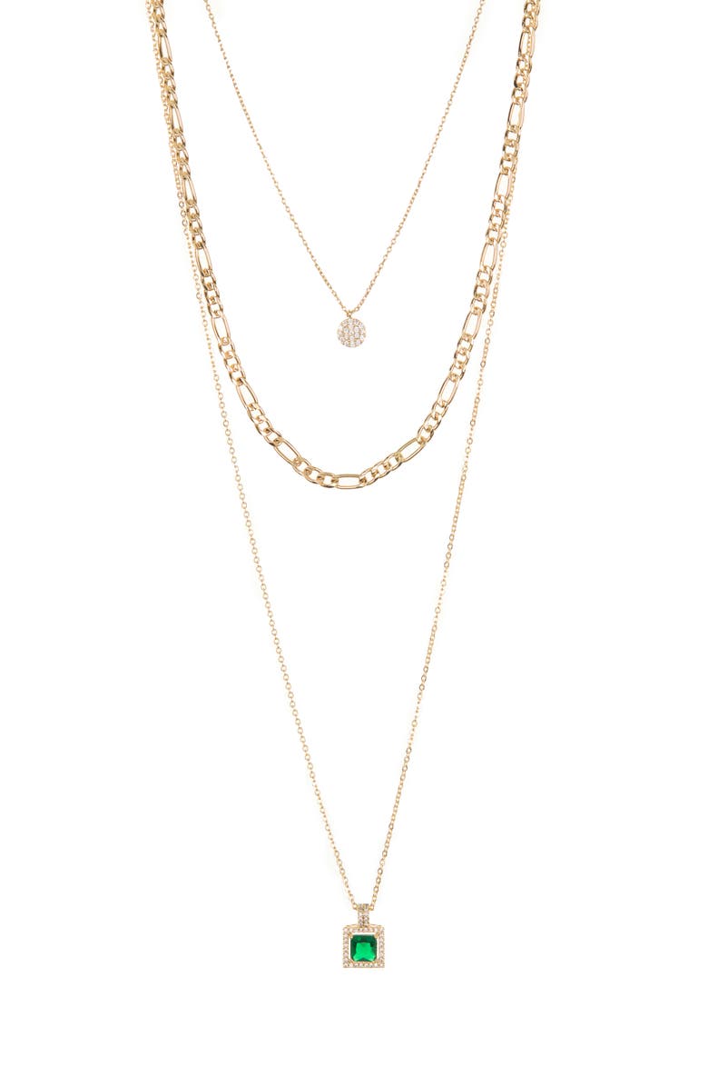 Loren Olivia Crystal Necklaces - Pack of 3, Main, color,