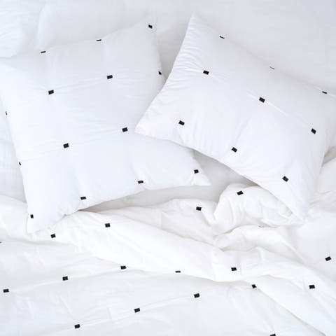 Dot Embroidery Sham