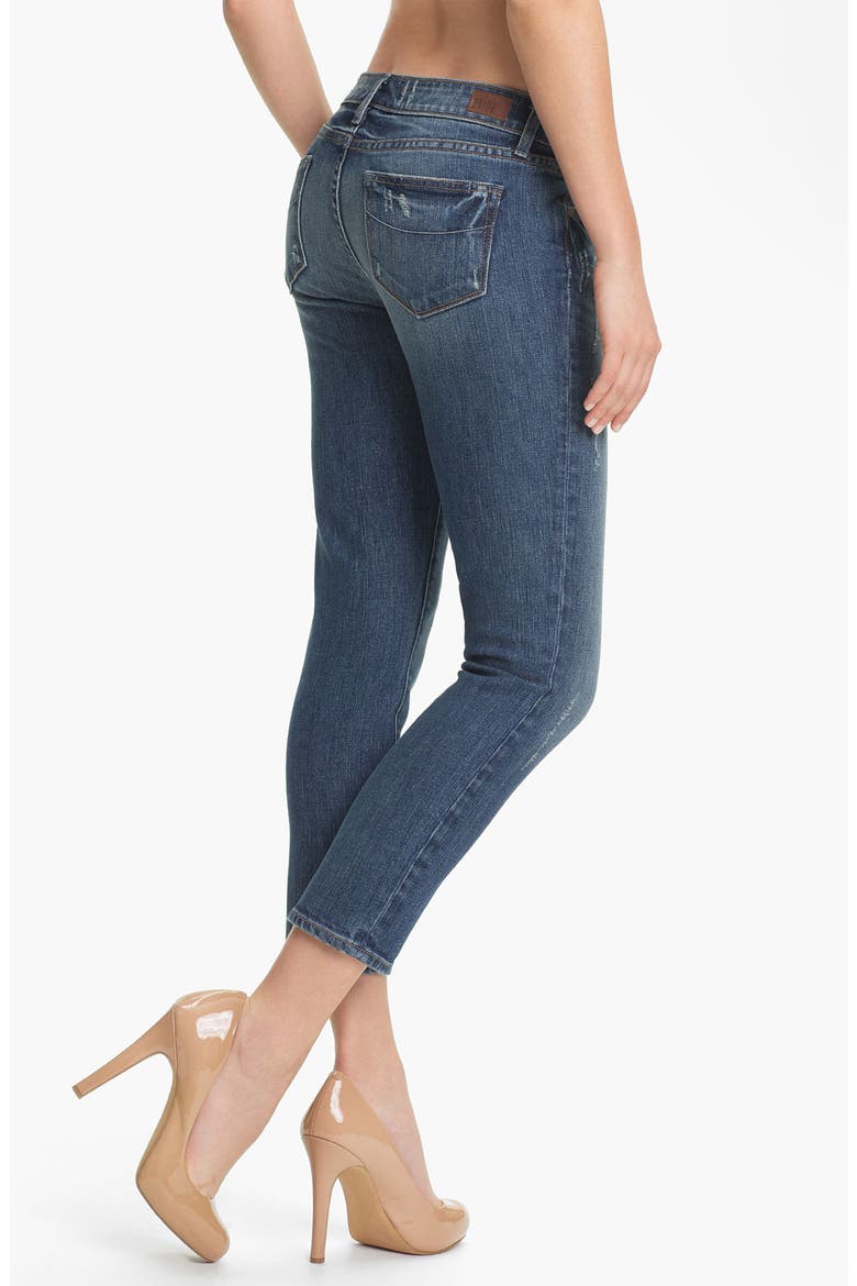 Denim 'Kylie' Crop Skinny Jeans, Alternate, color, BEACHWOOD