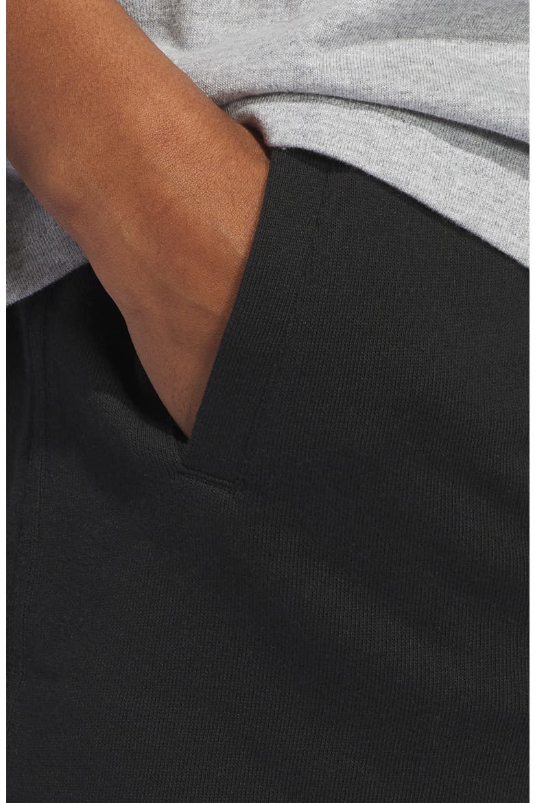 Essentials Trefoil Logo Shorts, Alternate, color, BLACK
