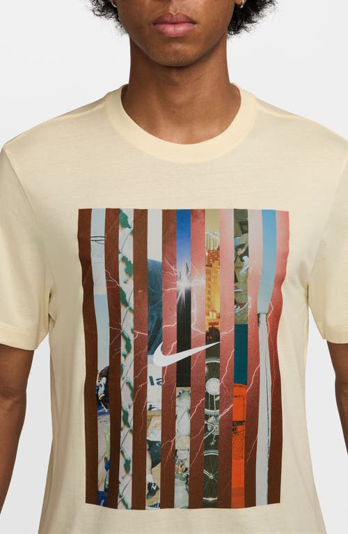 Nike Open Stripe Graphic T-shirt In Multi