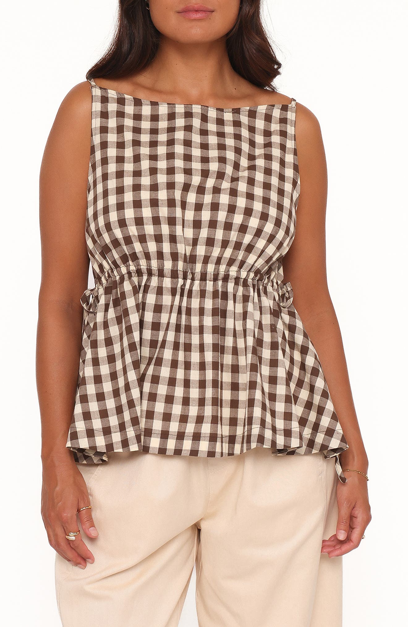 BROWN GINGHAM