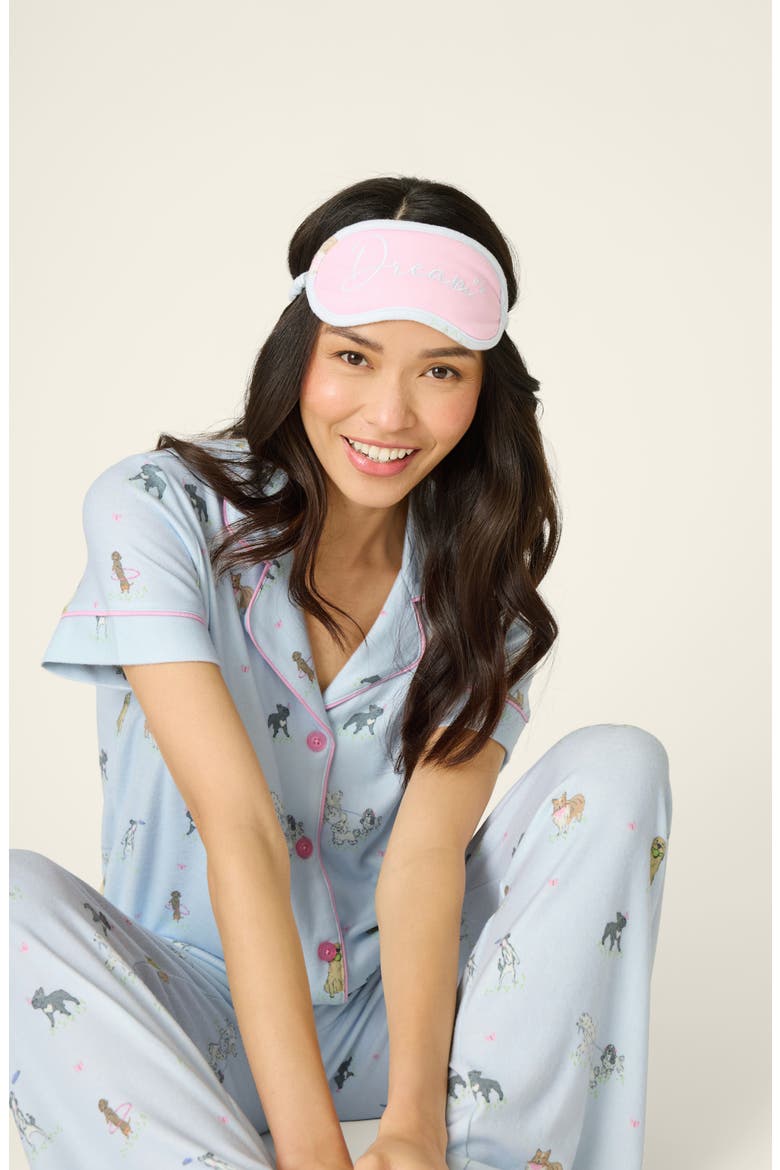 Bark Park Jersey Pajamas, Alternate, color, BLUE ICE