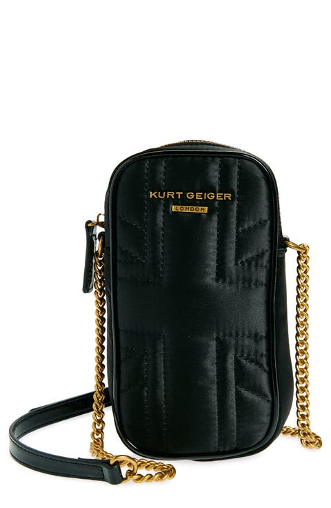 Recycled Union Jack Phone Crossbody Bag