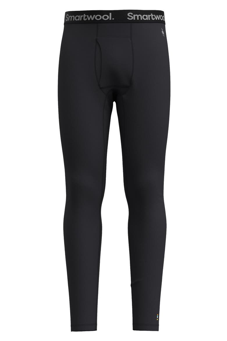 Classic All Season Merino Wool Blend Base Layer Leggings, Alternate, color, BLACK