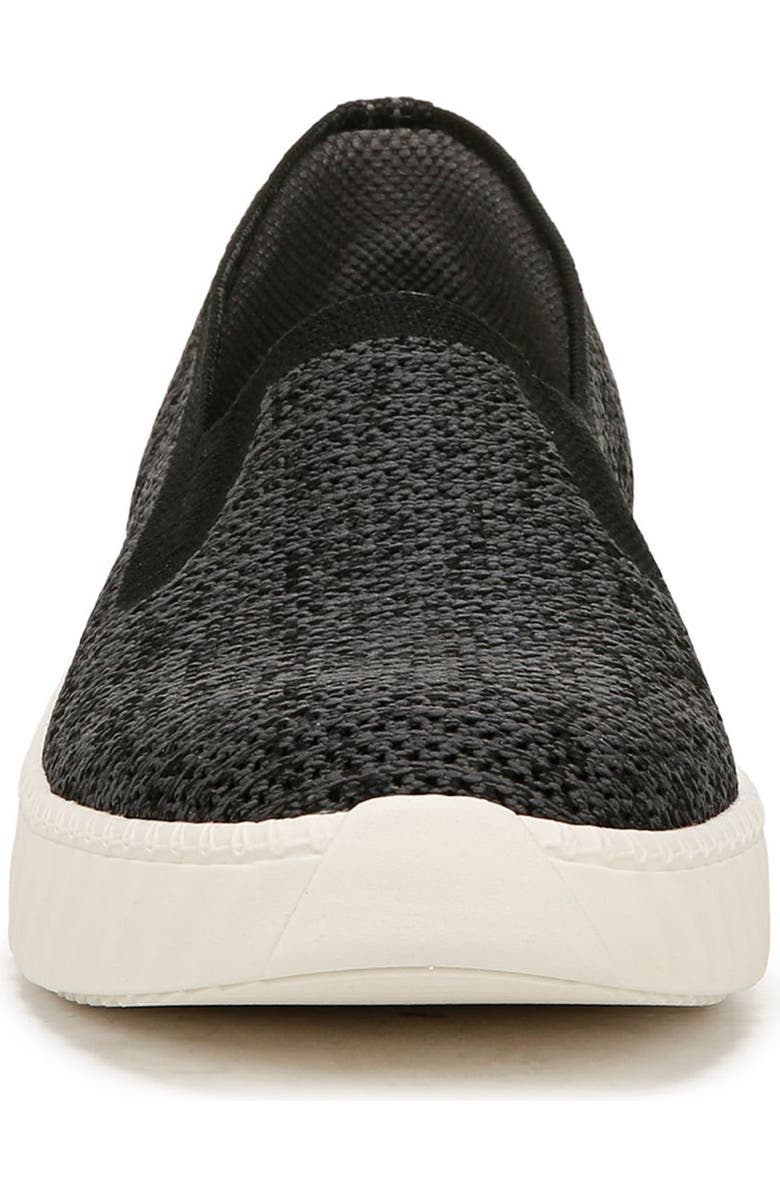 LifeStride Wednesday Knit Slip-On Sneaker, Alternate, color, Black Heathered Knit