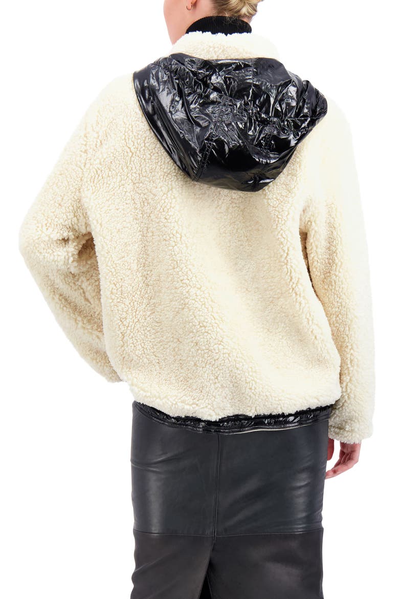 Avonhurst 2 Fleece Pullover, Alternate, color, IVORY / BLACK