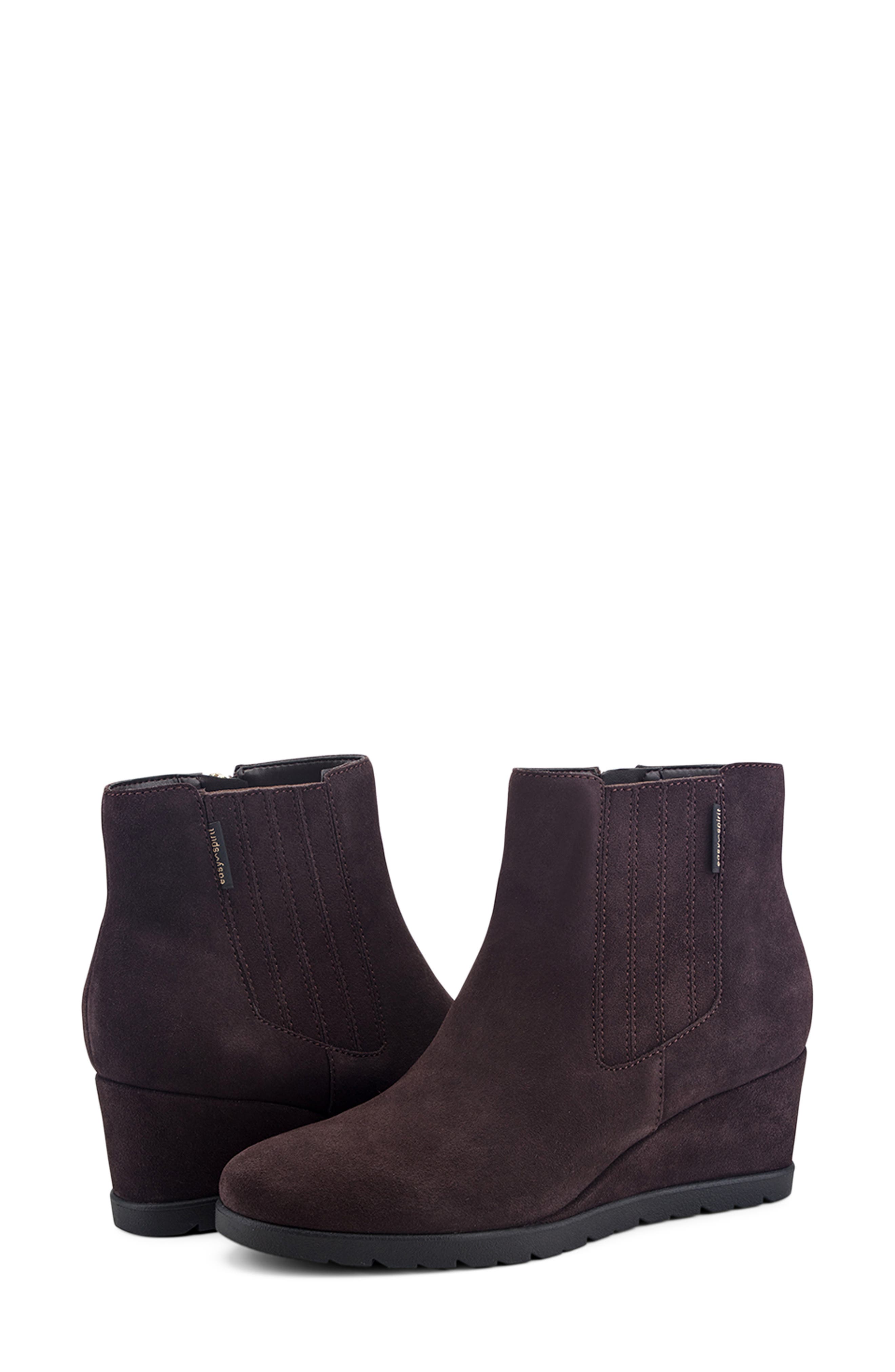 Yamaira Wedge Bootie, Alternate, color, DBR01