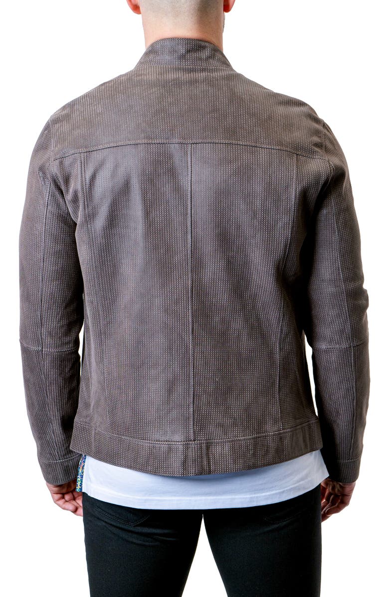 Maceoo Leather & Suede Reversible Jacket, Alternate, color, 